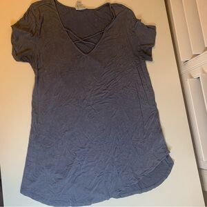 Ava & Viv Soft Blue Tee